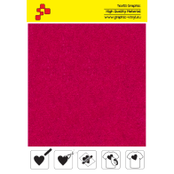 IDVCE21A Magenta (Sheet) suede thermal transfer film / iDigit