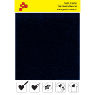 IDVCE07A Navy Blue (Sheet) suede thermal transfer film / iDigit