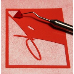 VelCut Evo Orange 12 suede termanl transfer film / SEF Textile