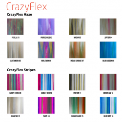 Crazy Flex Harlequin 06 nažehlovací fólie / SEF Textile