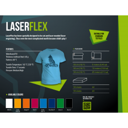 Laser Flex Oranžová 07 nažehlovací fólie / SEF Textile
