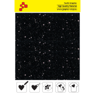 IDD710A Perleťová černá (Arch) nažehlovací fólie / iDigit