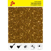 IDD722A Perleťová dýňově žlutá (Arch) nažehlovací fólie / iDigit