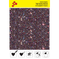 IDD737A Blush pink Pearl Glitter (Sheet) thermal transfer film / iDigit