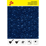 IDD748A Navy blue Pearl Glitter (Sheet) thermal transfer film / iDigit