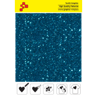 IDD744A Light blue Pearl Glitter (Sheet) thermal transfer film / iDigit