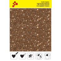 IDD792A Gold Pearl Glitter (Sheet) thermal transfer film / iDigit