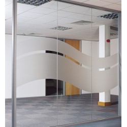 K5052SF/610 Silver frosty sandblasted polymeric film / Kemica