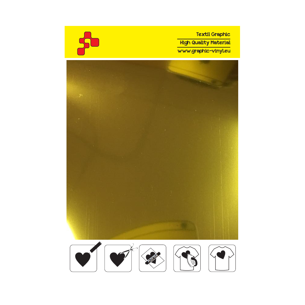 IDSGSOFTA Metallic gloss gold (Sheet) termal transfer film / iDigit