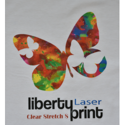 L402SA3 Laser tisk transparentní nažehlovací fólie  / CFP Flex