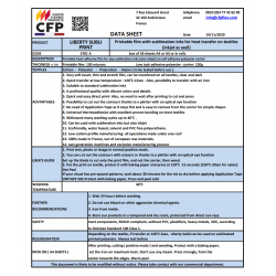 S701AA3 Subli print iron-on foil / CFP Flex