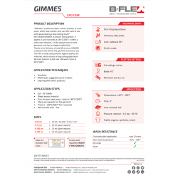 F737 Ruměncová ružová Gimme 5 Premium flex nažehľovací fólia / B-flex